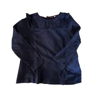 Mini Boden navy blue  Top 7/8